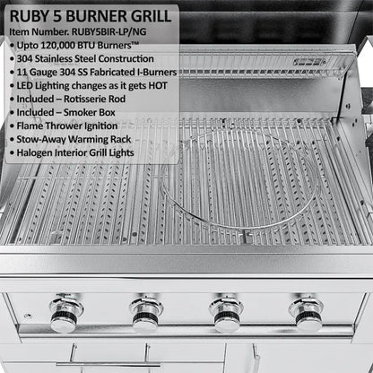 Sunstone Houston 9′8″ Outdoor Kitchen Island Package