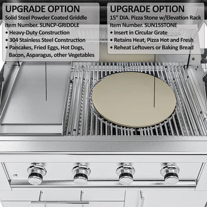 Sunstone Houston 9′8″ Outdoor Kitchen Island Package
