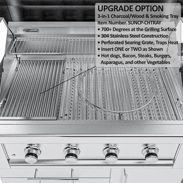 Sunstone Houston 9′8″ Outdoor Kitchen Island Package
