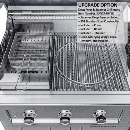 Sunstone Summit ADA-Compliant 10′ Outdoor Kitchen Island Package