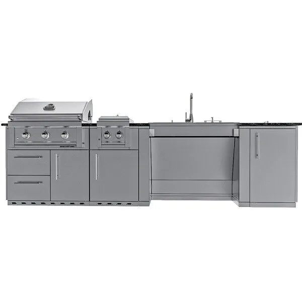 Sunstone Summit ADA-Compliant 10′ Outdoor Kitchen Island Package