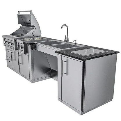 Sunstone Summit ADA-Compliant 10′ Outdoor Kitchen Island Package