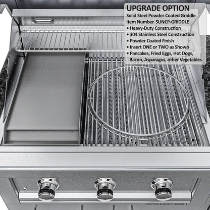 Sunstone Bayou 8.6′ Outdoor Kitchen Island Package