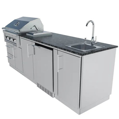 Sunstone Bayou 8.6′ Outdoor Kitchen Island Package