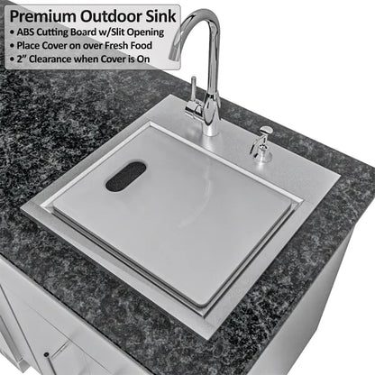 Sunstone Big-Texan 21′ Outdoor Kitchen Island Package