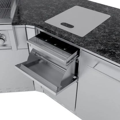 Sunstone Big-Texan 21′ Outdoor Kitchen Island Package