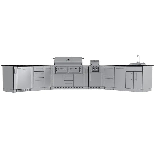 Sunstone Big-Texan 21′ Outdoor Kitchen Island Package