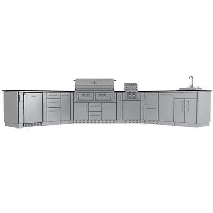 Sunstone Big-Texan 21′ Outdoor Kitchen Island Package