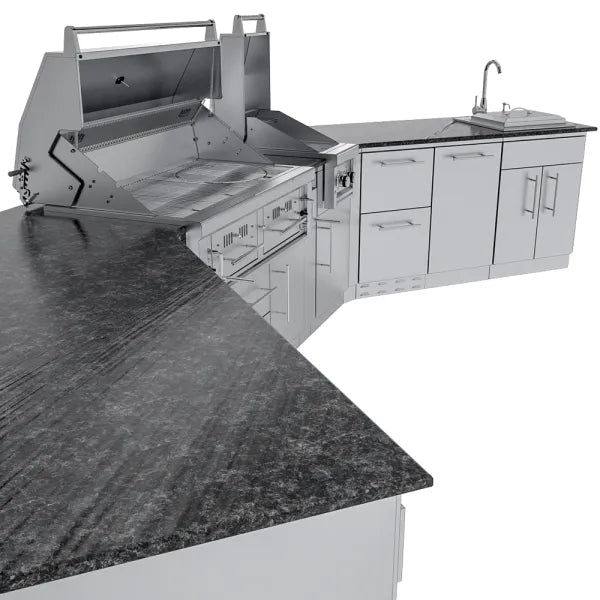 Sunstone Big-Texan 21′ Outdoor Kitchen Island Package