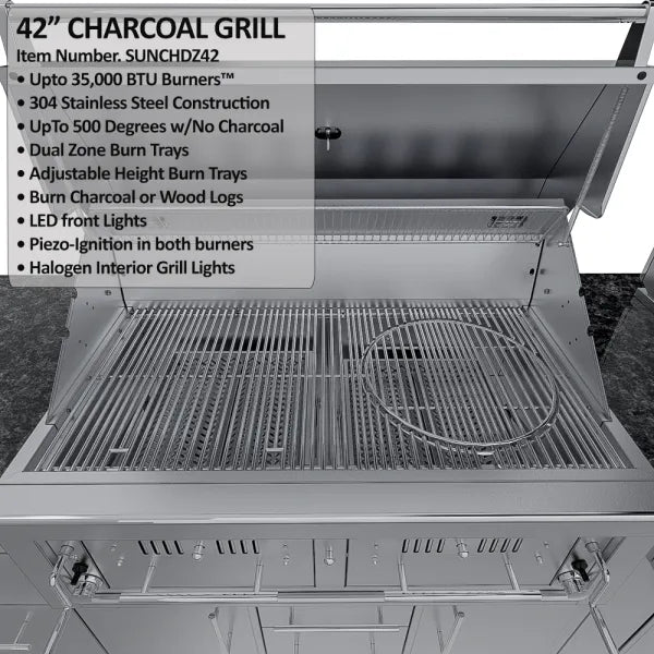 Sunstone Big-Texan 21′ Outdoor Kitchen Island Package