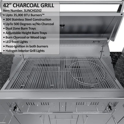 Sunstone Big-Texan 21′ Outdoor Kitchen Island Package