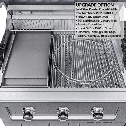 Sunstone Brazos 9′ Outdoor Kitchen Island Package