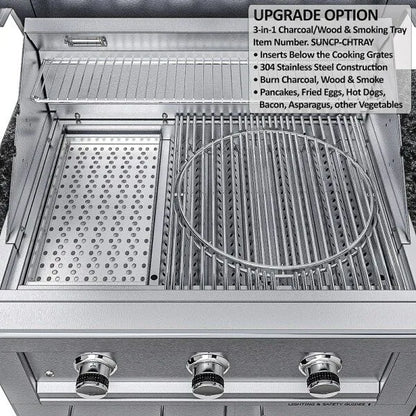 Sunstone Brazos 9′ Outdoor Kitchen Island Package
