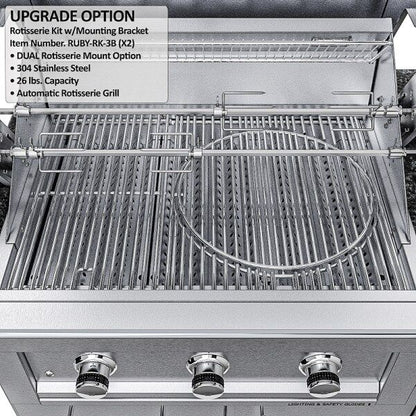 Sunstone Brazos 9′ Outdoor Kitchen Island Package