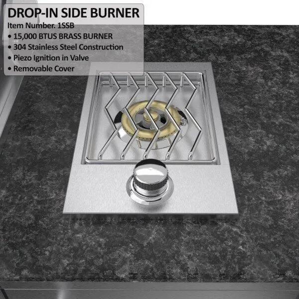 Sunstone Brazos 9′ Outdoor Kitchen Island Package