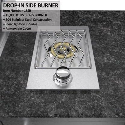 Sunstone Brazos 9′ Outdoor Kitchen Island Package