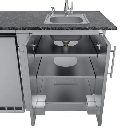 Sunstone Brazos 9′ Outdoor Kitchen Island Package
