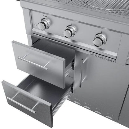 Sunstone Brazos 9′ Outdoor Kitchen Island Package