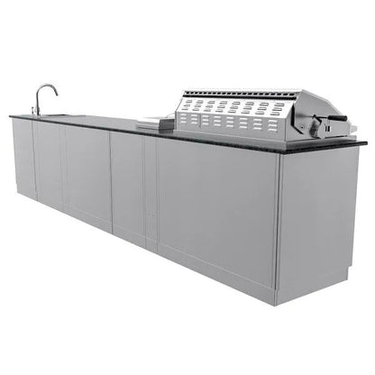 Sunstone French Quarter 13.7′ Outdoor Kitchen Island Package