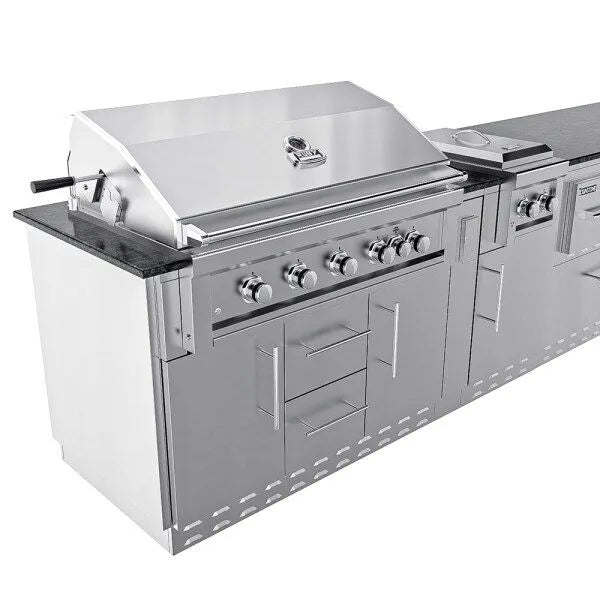 Sunstone French Quarter 13.7′ Outdoor Kitchen Island Package
