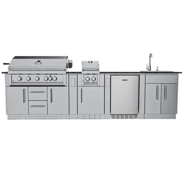 Sunstone Gulf Breeze 10′2″ Outdoor Kitchen Island Package