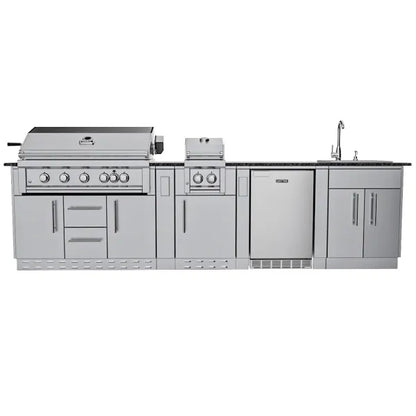 Sunstone Gulf Breeze 10′2″ Outdoor Kitchen Island Package