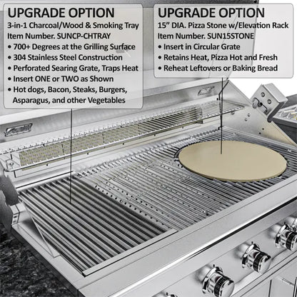 Sunstone Gulf Breeze 10′2″ Outdoor Kitchen Island Package