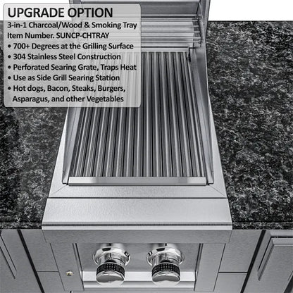 Sunstone Gulf Breeze 10′2″ Outdoor Kitchen Island Package