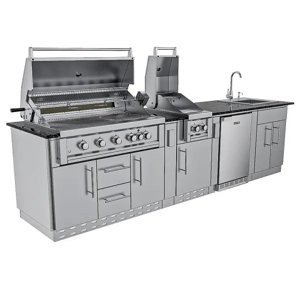 Sunstone Gulf Breeze 10′2″ Outdoor Kitchen Island Package