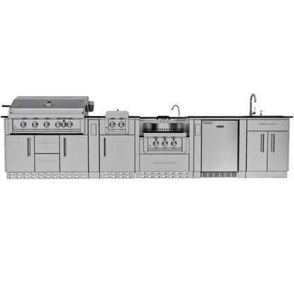 Sunstone Hill Country 13′6″ Outdoor Kitchen Island Package