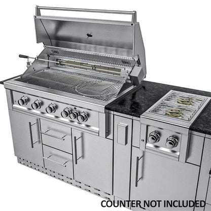 Sunstone Hill Country 13′6″ Outdoor Kitchen Island Package