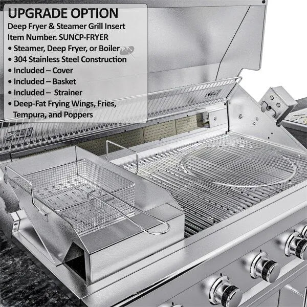 Sunstone Hill Country 13′6″ Outdoor Kitchen Island Package