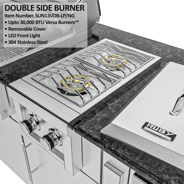Sunstone Houston 9′8″ Outdoor Kitchen Island Package
