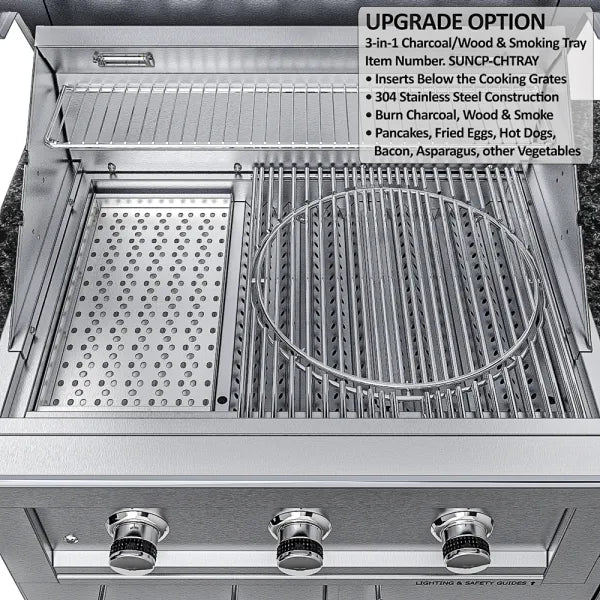 Sunstone Magnolia 10′ ADA-Compliant Outdoor Kitchen Island Package