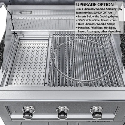 Sunstone Magnolia 10′ ADA-Compliant Outdoor Kitchen Island Package