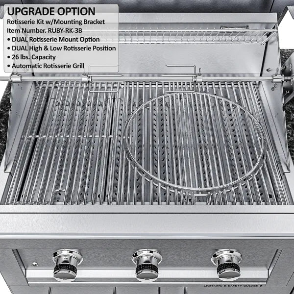 Sunstone Magnolia 10′ ADA-Compliant Outdoor Kitchen Island Package