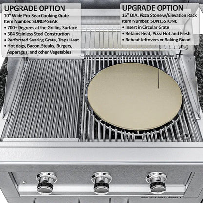 Sunstone Magnolia 10′ ADA-Compliant Outdoor Kitchen Island Package