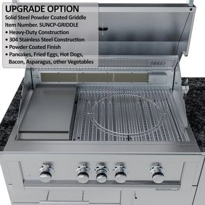 Sunstone Savanna 16′ Outdoor Kitchen Island Package with 60° Angle