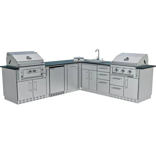 Sunstone Texas Tango 19′ Outdoor Kitchen Island Package