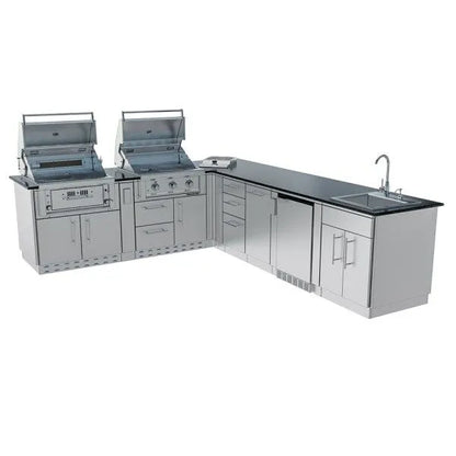Sunstone Texas Tango 19′ Outdoor Kitchen Island Package