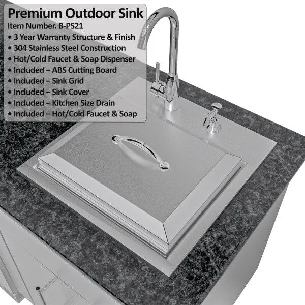 Sunstone Texas Tango 19′ Outdoor Kitchen Island Package