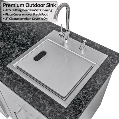 Sunstone Texas Tango 19′ Outdoor Kitchen Island Package