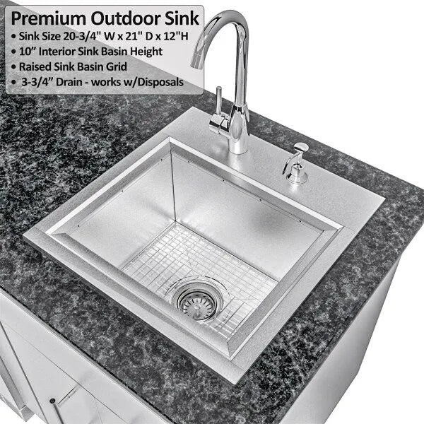 Sunstone Texas Tango 19′ Outdoor Kitchen Island Package
