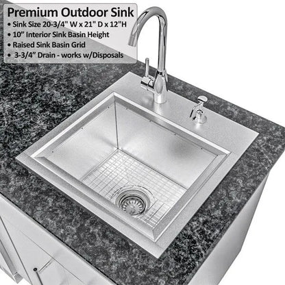 Sunstone Texas Tango 19′ Outdoor Kitchen Island Package