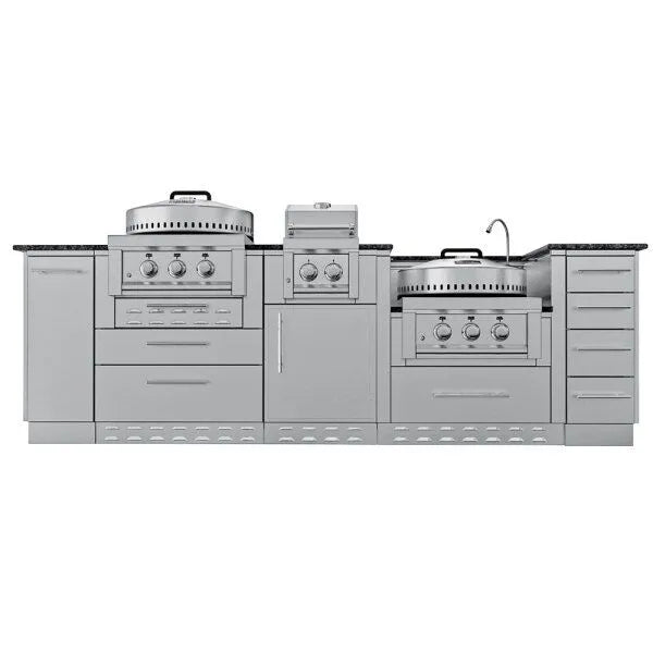 Sunstone TexCajun 9′ Cajun Specialty Outdoor Kitchen Island Package