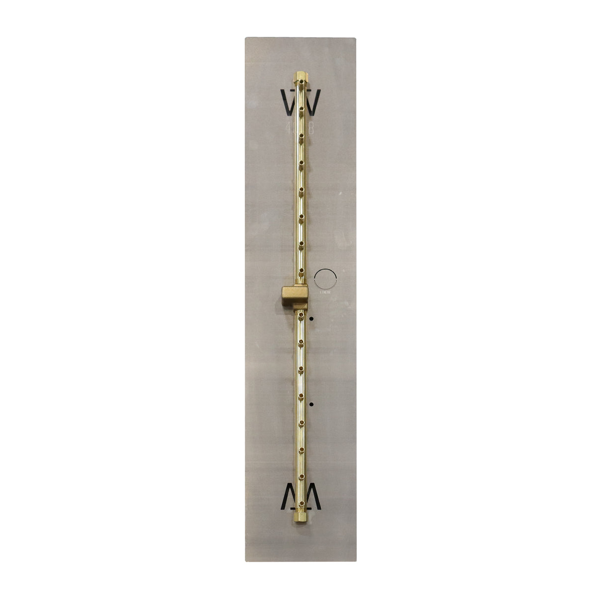 CROSSFIRE UL170 burner mounted on 40" x 8" aluminum plate