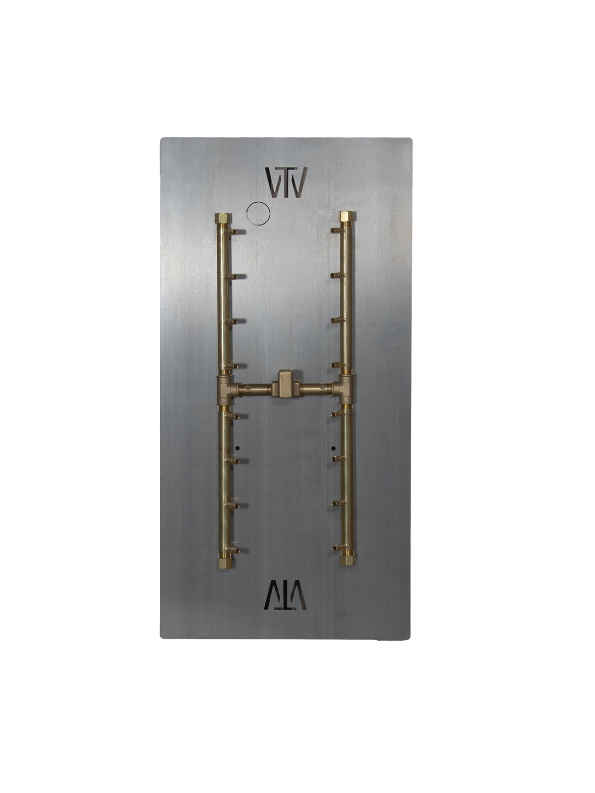 CROSSFIRE UH120 burner mounted on 28" x 15" aluminum plate