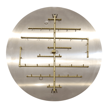 CROSSFIRE U420 burner mounted on 48" circular aluminum plate