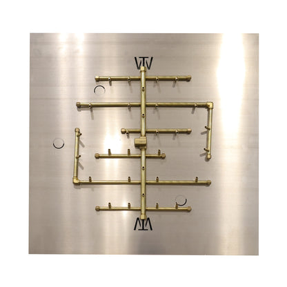 CROSSFIRE U300 burner mounted on 36" square aluminum plate