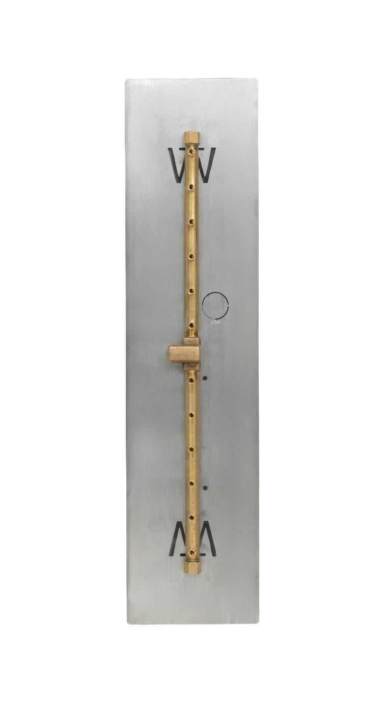 CROSSFIRE UL130 burner mounted on 32" x 8" aluminum plate